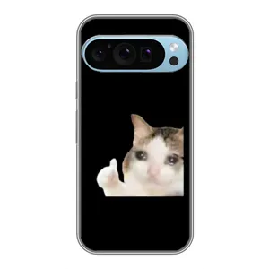 Чехол с рисунком «Кот в слезах» для Google Pixel 9 Pro