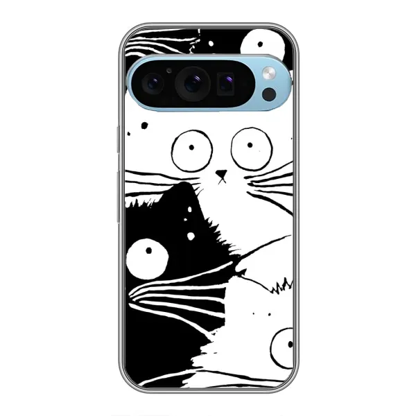 Чехол с рисунком «КОТИКИ» для Google Pixel 9 Pro