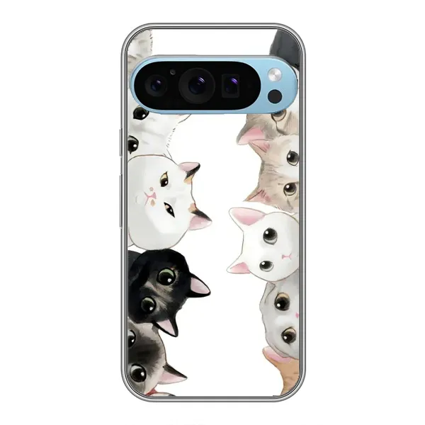 Чехол с рисунком «Коты» для Google Pixel 9 Pro Чехол с рисунком «Коты» для Google Pixel 9 Pro
