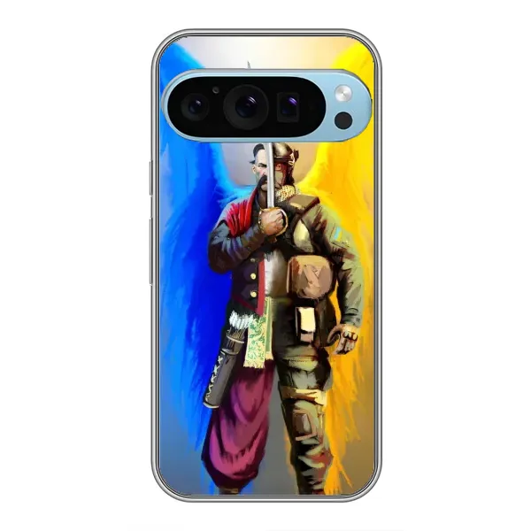 Чехол с рисунком «Козак с крыльями» для Google Pixel 9 Pro Чехол с рисунком «Козак с крыльями» для Google Pixel 9 Pro