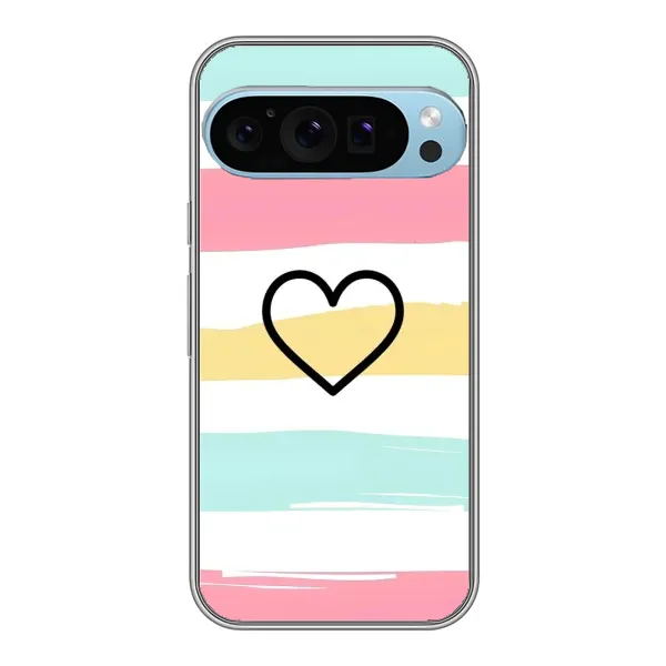 Чехол с рисунком «Красивое сердечко» для Google Pixel 9 Pro Чехол с рисунком «Красивое сердечко» для Google Pixel 9 Pro