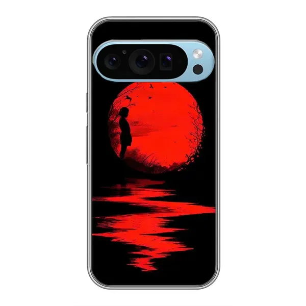 Чохол з малюнком «Червоний Захід сонця» для Google Pixel 9 Pro Чохол з малюнком «Червоний Захід сонця» для Google Pixel 9 Pro