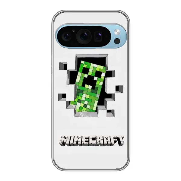 Чехол с рисунком «Крипер» для Google Pixel 9 Pro Чехол с рисунком «Крипер» для Google Pixel 9 Pro