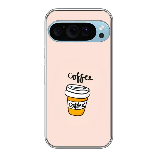 Чехол с рисунком «Кружка кофе» для Google Pixel 9 Pro