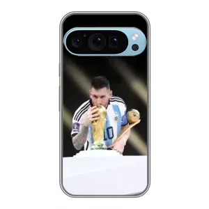 Чехлы Лео Месси Аргентина для Google Pixel 9 Pro (Кубок Мира)
