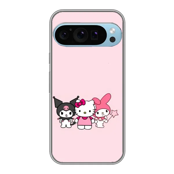 Чехол с рисунком «Куроми Мелоди Китти» для Google Pixel 9 Pro Чехол с рисунком «Куроми Мелоди Китти» для Google Pixel 9 Pro