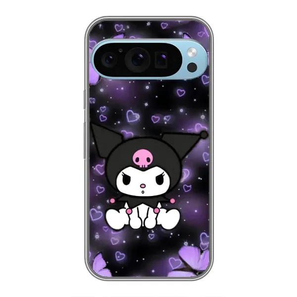 Чехол с рисунком «Куроми на черном» для Google Pixel 9 Pro Чехол с рисунком «Куроми на черном» для Google Pixel 9 Pro