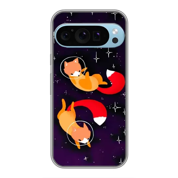 Чохол з малюнком «Лисиці» для Google Pixel 9 Pro