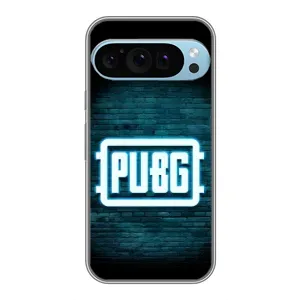 Чохол (TPU) з картинкою "Лого Пабг" на Гугл Пиксель 9 Про (Лого PUBG)