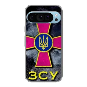 ЗСУ Чохли (TPU) для Google Pixel 9 Pro (Лого ЗСУ)