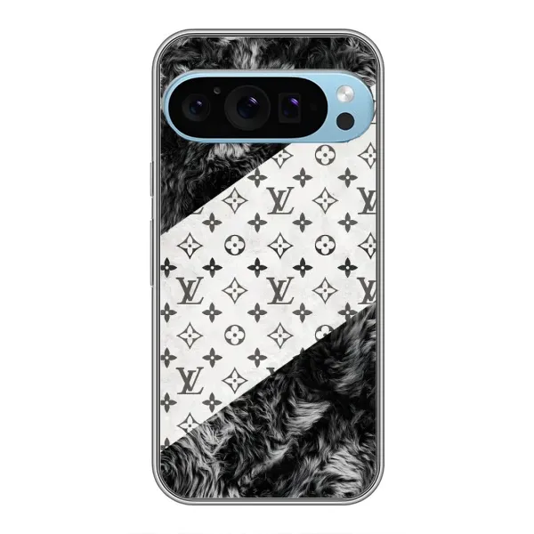 Чехол с рисунком «LV на белом» для Google Pixel 9 Pro