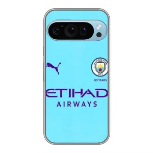 Силиконовые Чехлы принт Футбол на Google Pixel 9 Pro (Man City)