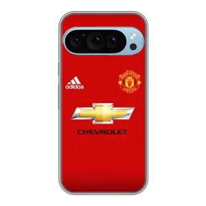 Силиконовые Чехлы принт Футбол на Google Pixel 9 Pro (Man United)