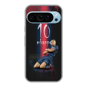 Чохол (TPU) з Футболістом на Google Pixel 9 Pro (MBAPPE 10)