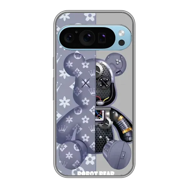 Чехол с рисунком «Медведь Louis Vuitton» для Google Pixel 9 Pro