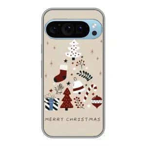 Чехол с рисунком «Merry Christmas» для Google Pixel 9 Pro