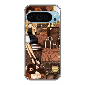 Чехол Стиль Louis Vuitton на Google Pixel 9 Pro (Мода Луи Виттон)