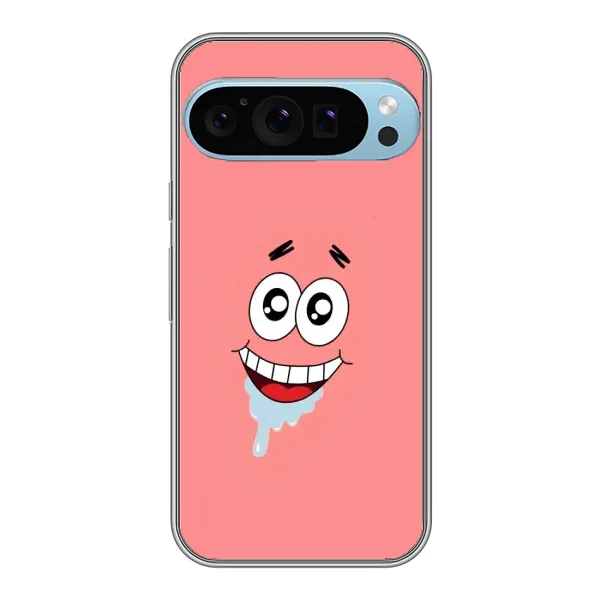 Чехол с рисунком «Мордочка Патрика» для Google Pixel 9 Pro