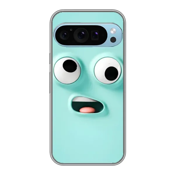 Чехол с рисунком «Забавное мятное лицо» для Google Pixel 9 Pro Чехол с рисунком «Забавное мятное лицо» для Google Pixel 9 Pro
