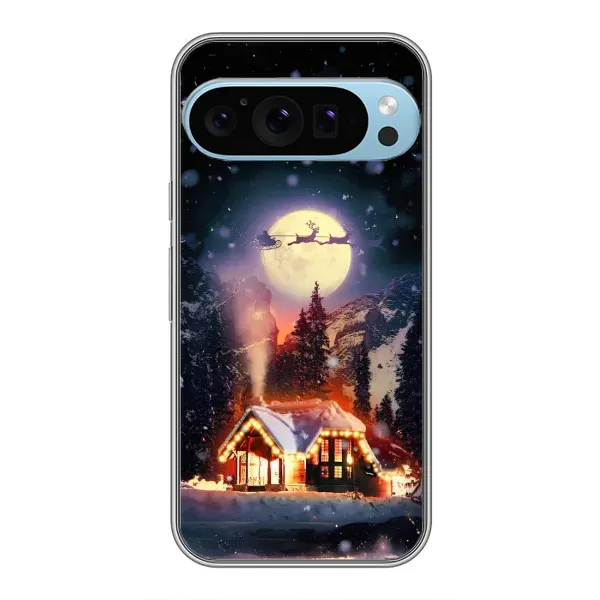 Чехол с рисунком «Настроение зимнее» для Google Pixel 9 Pro