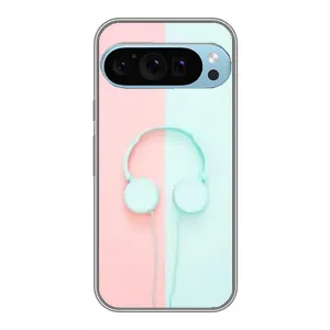Девчачий Чехол для Google Pixel 9 Pro (Наушники)