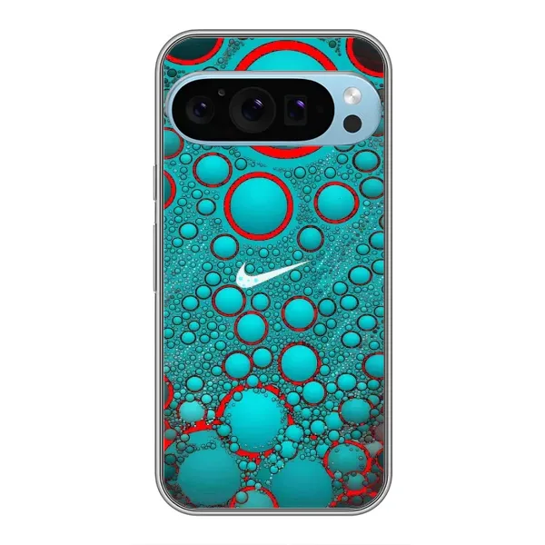 Чехол с рисунком «Найк зеленый» для Google Pixel 9 Pro