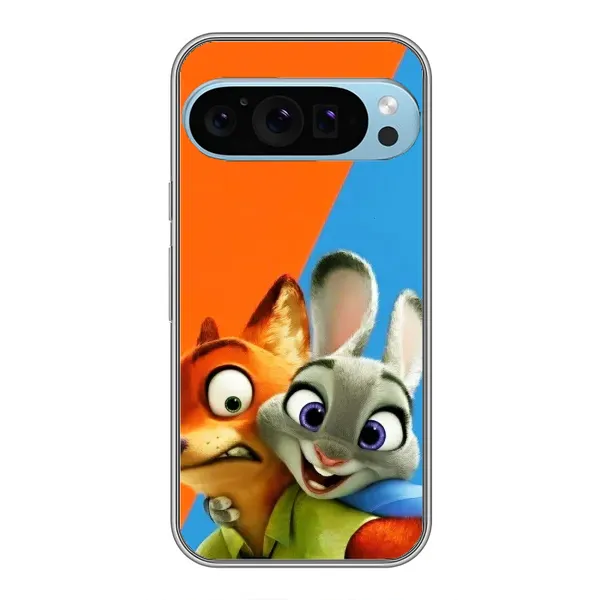 Чехол с рисунком «Ник и Хопс» для Google Pixel 9 Pro
