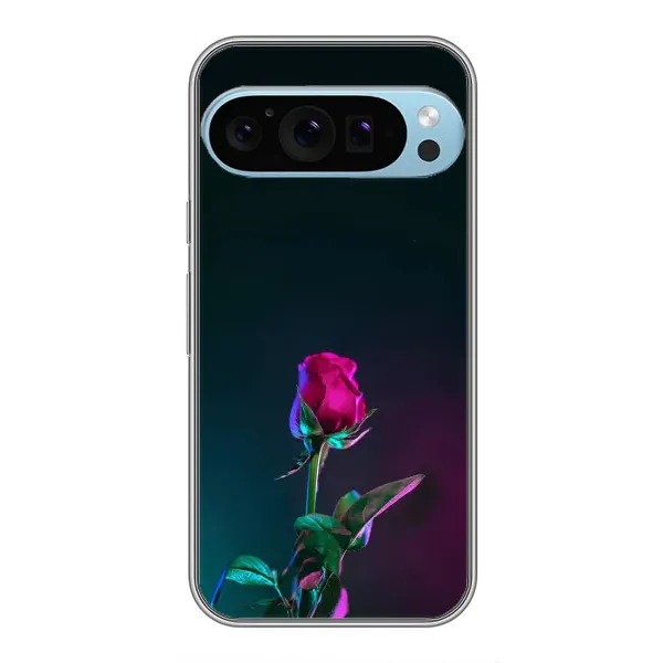 Чехол с рисунком «Ночная роза» для Google Pixel 9 Pro Чехол с рисунком «Ночная роза» для Google Pixel 9 Pro