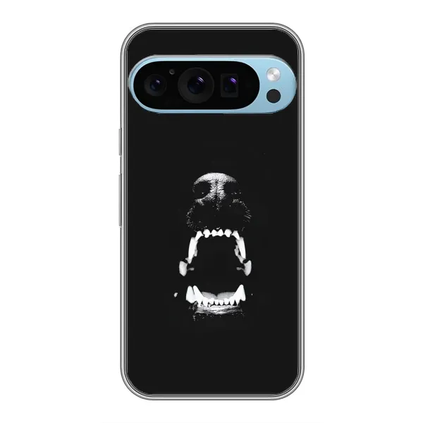 Чехол с рисунком «Пасть добермана» для Google Pixel 9 Pro