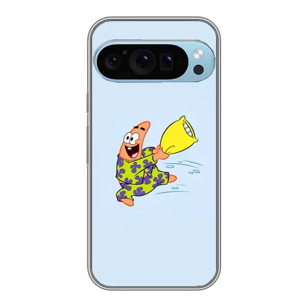 Чехол с рисунком «Патрик с подушкой» для Google Pixel 9 Pro
