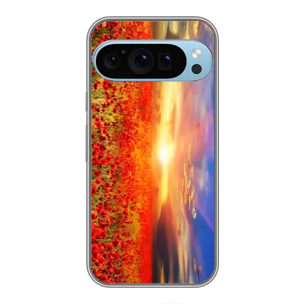 Чехол с рисунком «Поле тюльпанов» для Google Pixel 9 Pro Чехол с рисунком «Поле тюльпанов» для Google Pixel 9 Pro