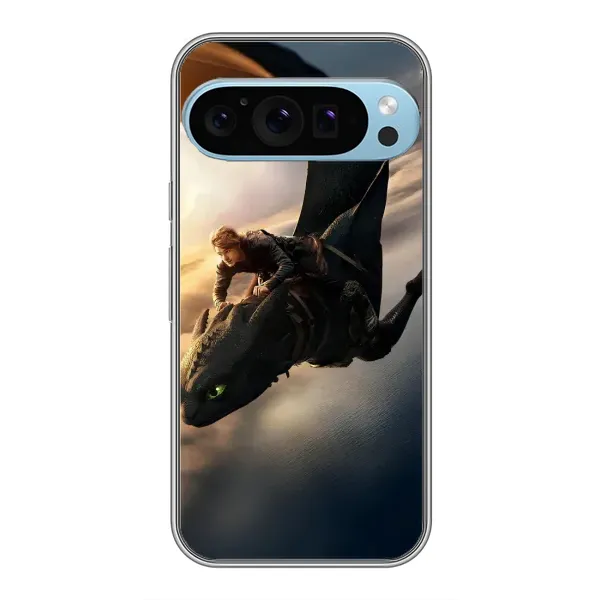 Чехол с рисунком «Полет Беззубика» для Google Pixel 9 Pro Чехол с рисунком «Полет Беззубика» для Google Pixel 9 Pro