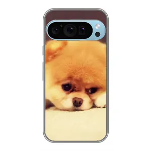Чехол (ТПУ) Милые собачки для Google Pixel 9 Pro (Померанский шпиц)