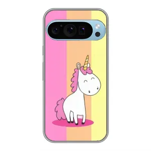 Чехол с рисунком «Радужный Единорог» для Google Pixel 9 Pro