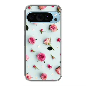 Чохли з принтом Троянд для Google Pixel 9 Pro (Різні квіти)