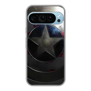 Чохол с Щітом Капітана Америки на Google Pixel 9 Pro (Ретро Щит Капітана)