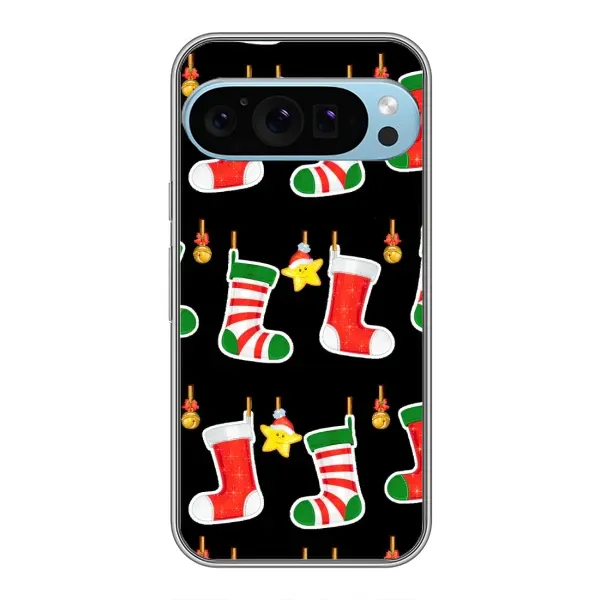 Чехол с рисунком «Рождественские подарки» для Google Pixel 9 Pro Чехол с рисунком «Рождественские подарки» для Google Pixel 9 Pro