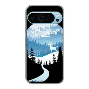 Силіконовий бампер на різдво для Google Pixel 9 Pro (Різдвяний Олень)