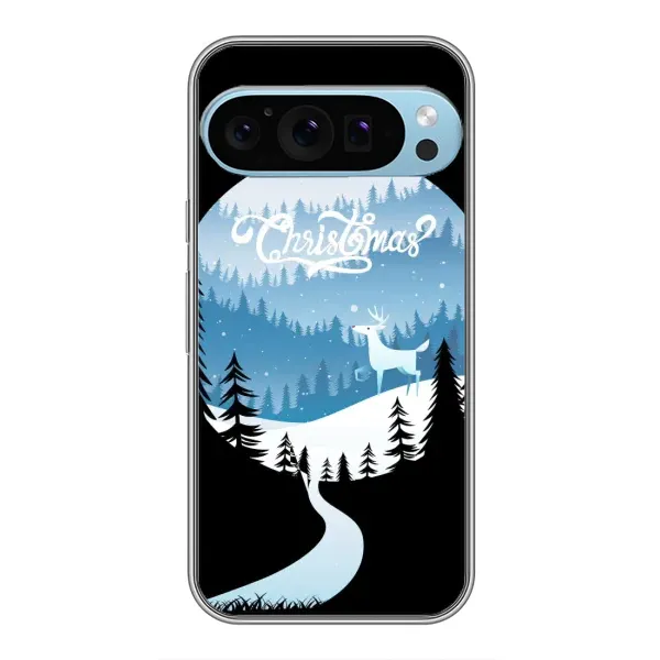 Чехол с рисунком «Рождественский Олень» для Google Pixel 9 Pro Чехол с рисунком «Рождественский Олень» для Google Pixel 9 Pro
