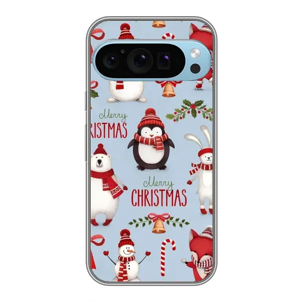 Чехол с рисунком «Рождественский» для Google Pixel 9 Pro