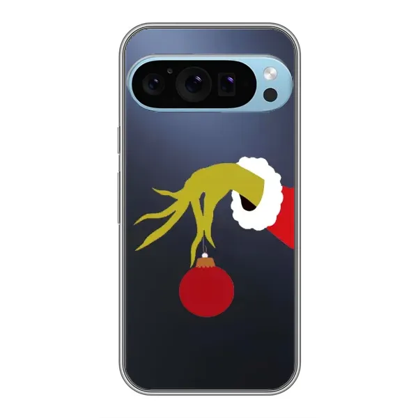 Чехол с рисунком «Рука Гринча» для Google Pixel 9 Pro Чехол с рисунком «Рука Гринча» для Google Pixel 9 Pro