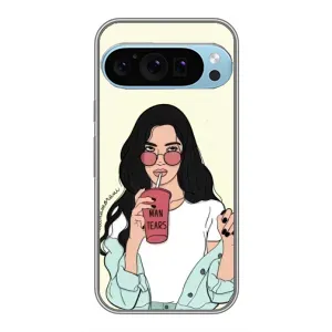 Силіконовый Чохол на Google Pixel 9 Pro з картинкой Модных девушек (З напоєм)