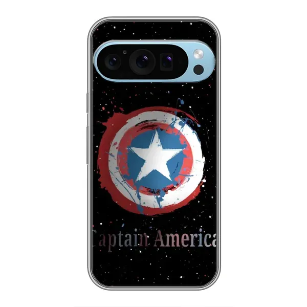 Чехол с рисунком «Щит Капитана» для Google Pixel 9 Pro