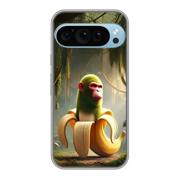 Чехол с рисунком «Шимпанзини бананини» для Google Pixel 9 Pro Чехол с рисунком «Шимпанзини бананини» для Google Pixel 9 Pro