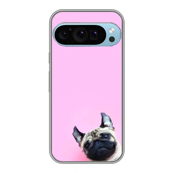 Чехол с рисунком «Собака на розовом» для Google Pixel 9 Pro Чехол с рисунком «Собака на розовом» для Google Pixel 9 Pro
