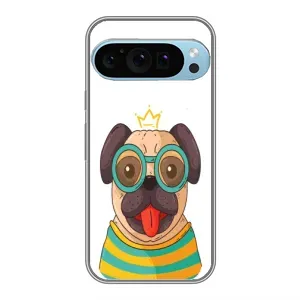 Бампер для Google Pixel 9 Pro с картинкой "Песики" (Собака Король)