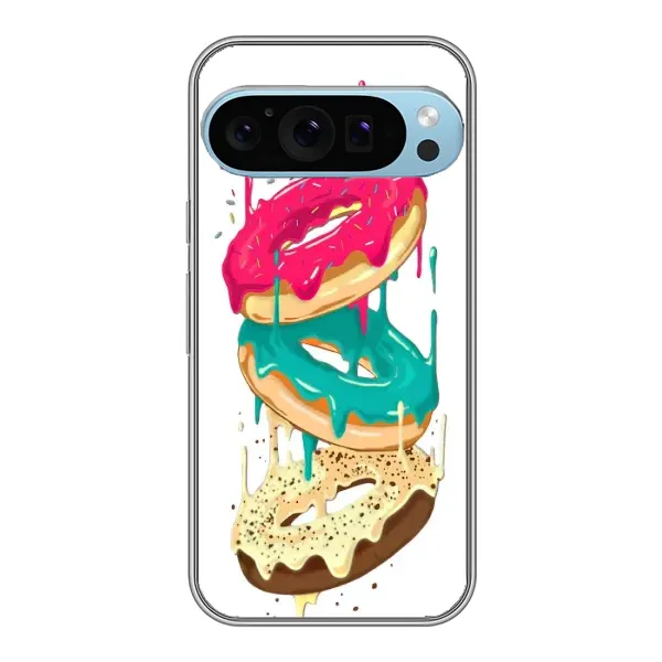 Чехол с рисунком «Сочные пончики» для Google Pixel 9 Pro