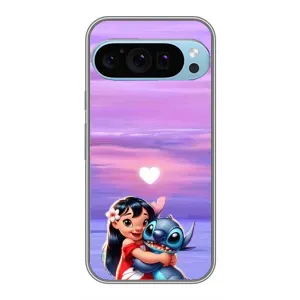 Чехол с рисунком Стич для Google Pixel 9 Pro (Стич и Лило)