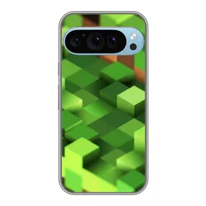 Чохли для Google Pixel 9 Pro (Персонажі МайнКрафт) (Текстура)