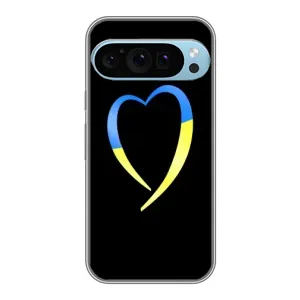 Силіконовий Чохол  на Google Pixel 9 Pro (Я-Україна) (Українське серце)
